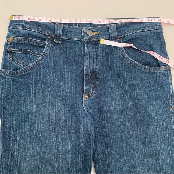 Wrangler 14 Husky Straight Fit Jeans Adjustable Waist Moonlight Blue - Picture 8 of 9